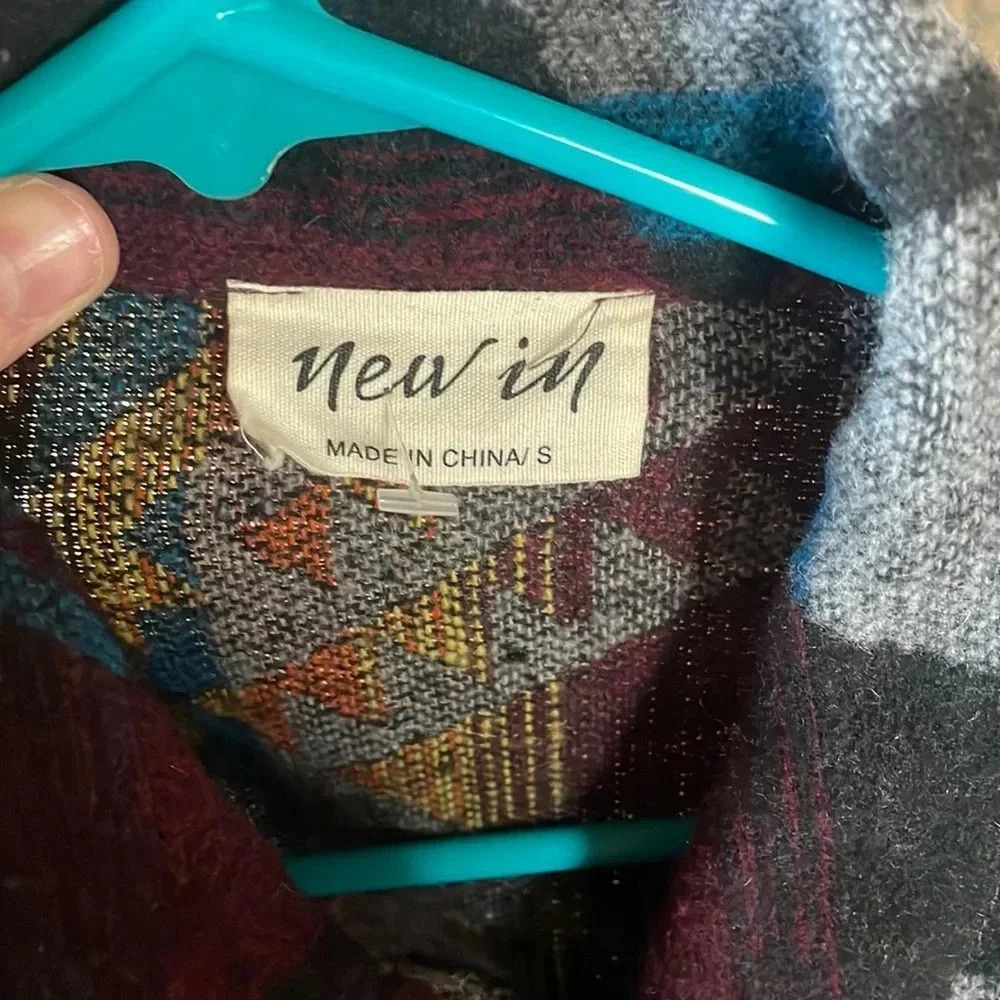 Aztec Gray Shacket Pendleton Like‎ - Picture 4 of 6